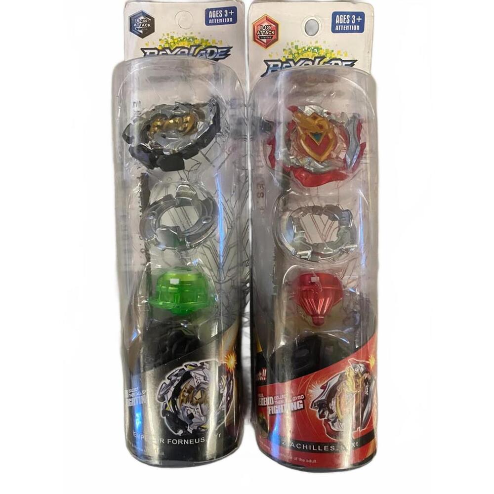 Beyblade Super Whirls 2 pack Emperor Forneus and Z Achilles Brand new